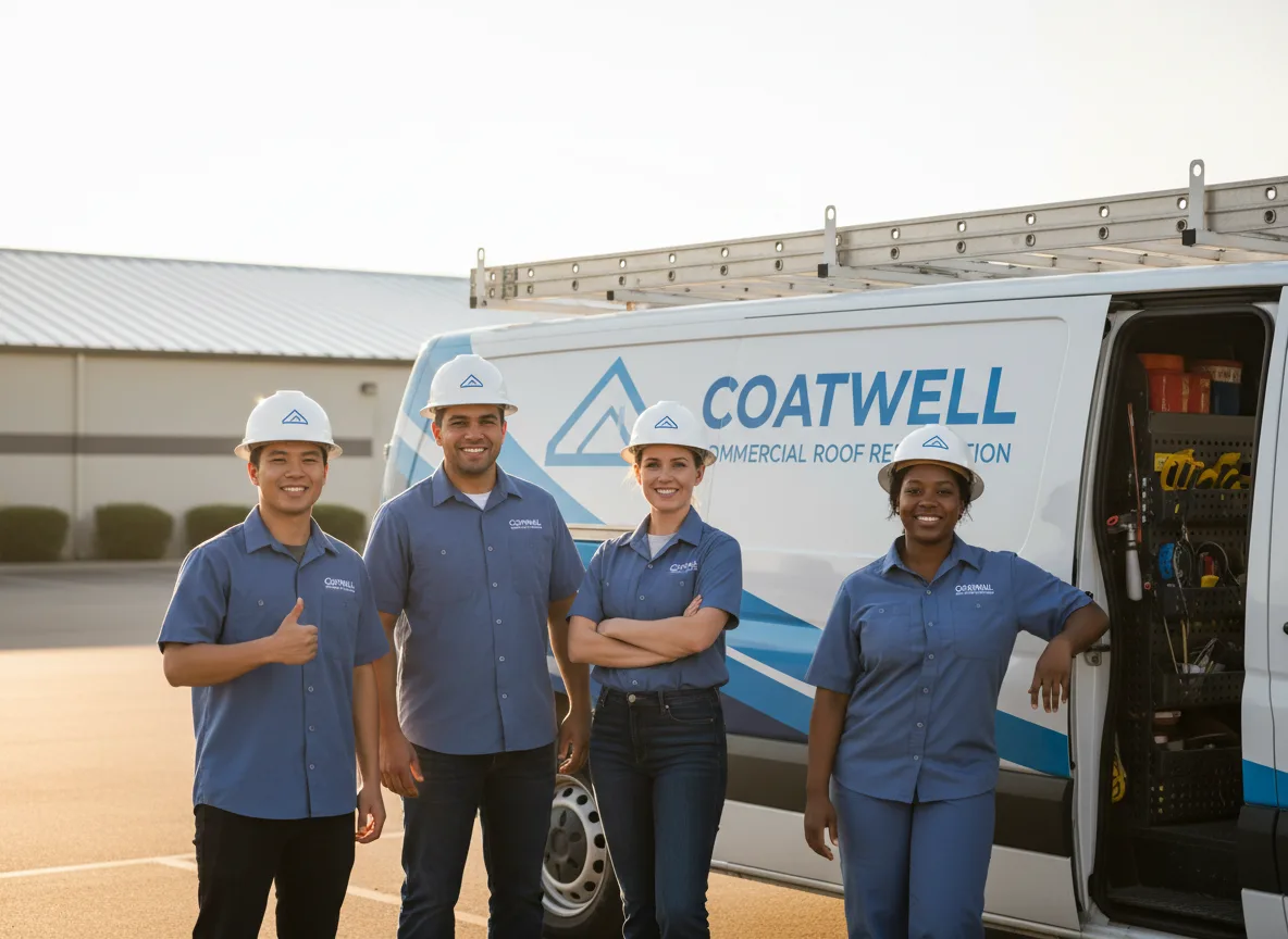 Commercial roof coating company in Renwick, IA